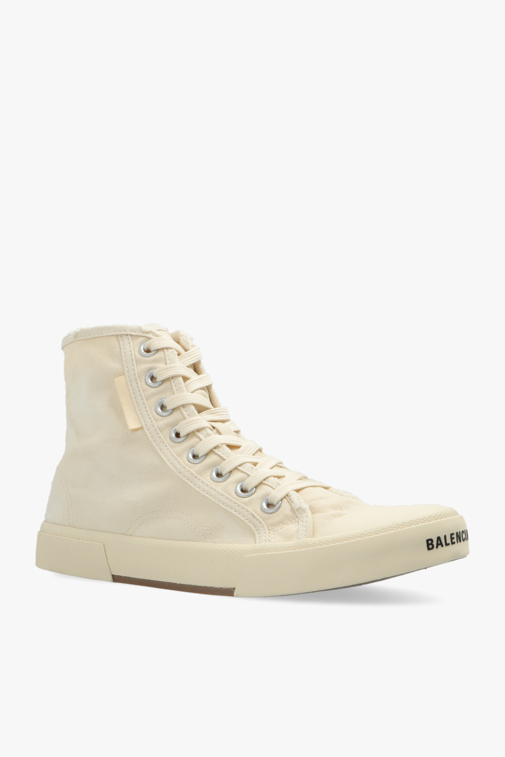 Cream high hot sale top sneakers